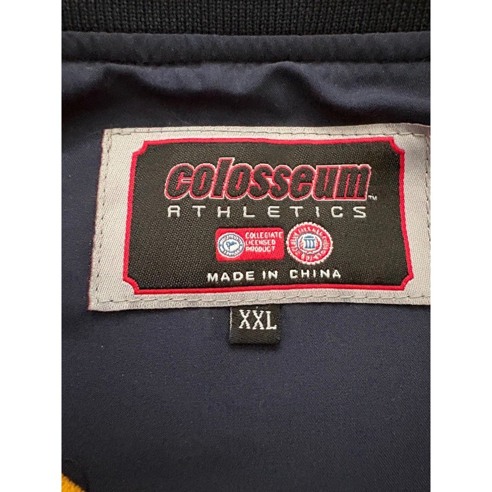 Colosseum Athletics West Virginia Mountaineers Navy V-Neck Windshirt XXL - Picture 6 of 8